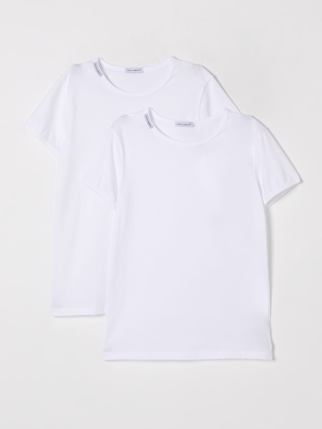 DOLCE & GABBANA T-SHIRT: T-shirt kids Dolce & Gabbana, White - Img 1