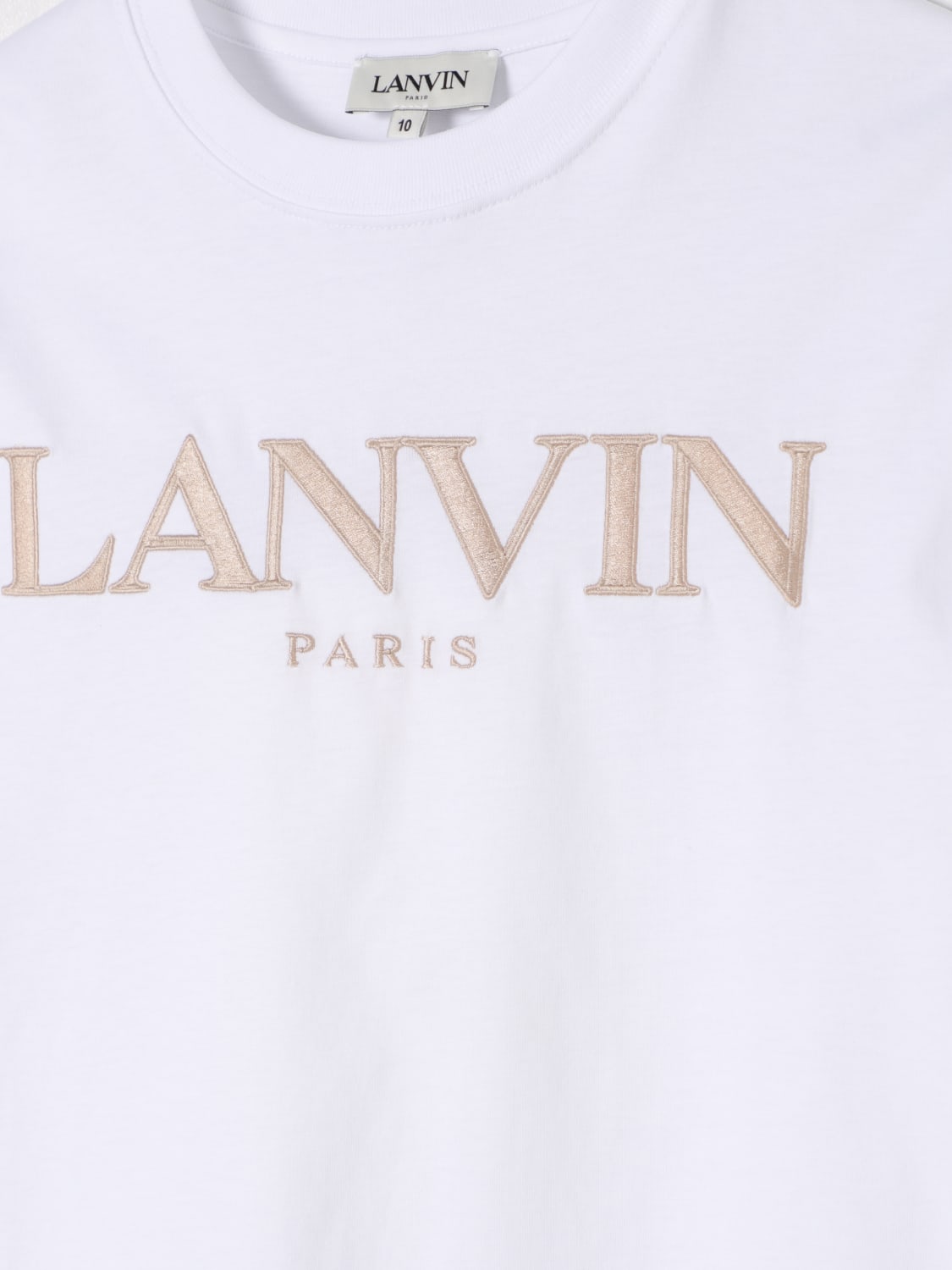 LANVIN CAMISETA: Camisetas niños Lanvin, Blanco - Img 3