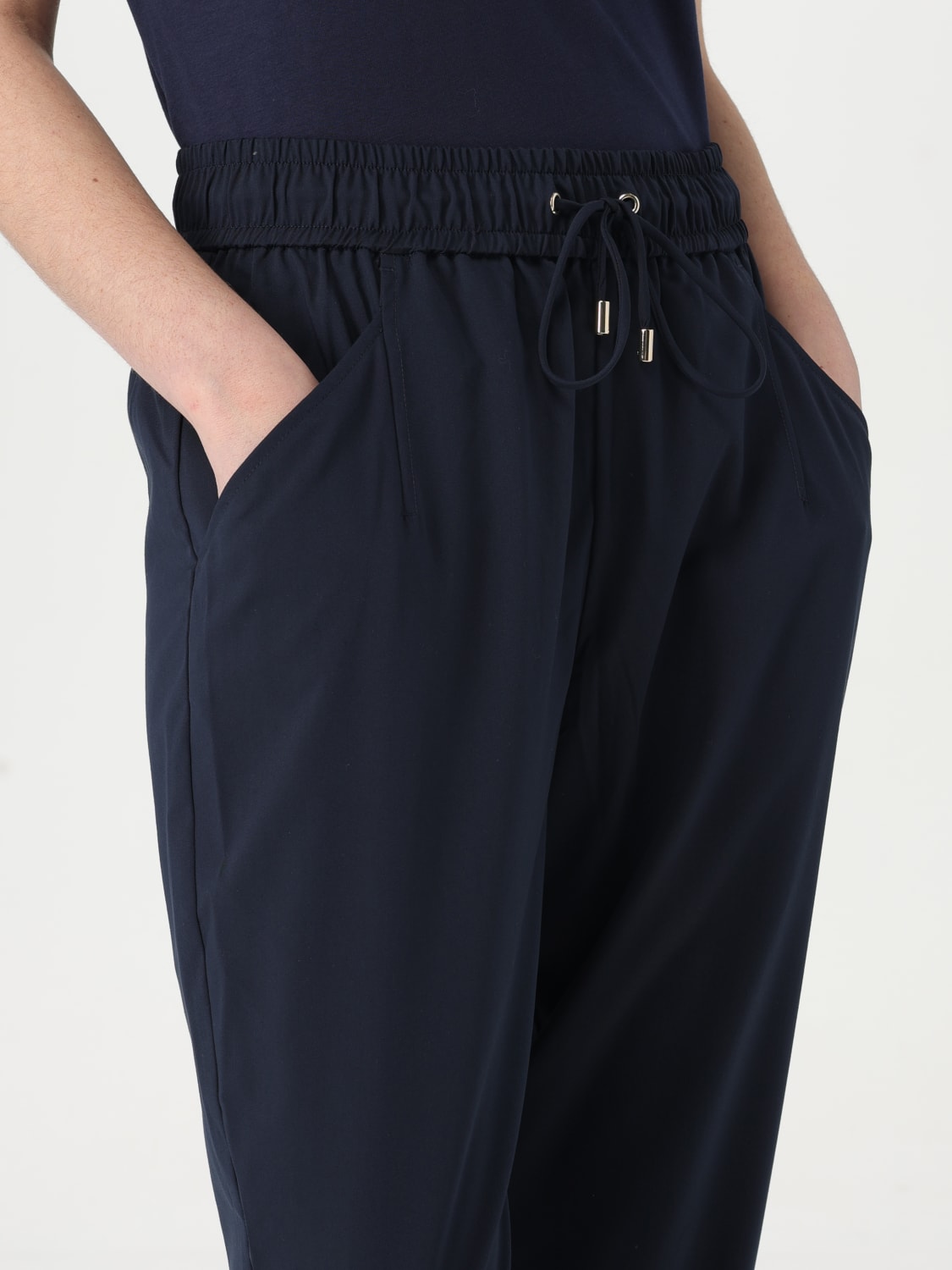 パンツ LIU JO Woman Pants Black TA5144TS922 93922 TA5144TS922 Liujo Cropped Trousers