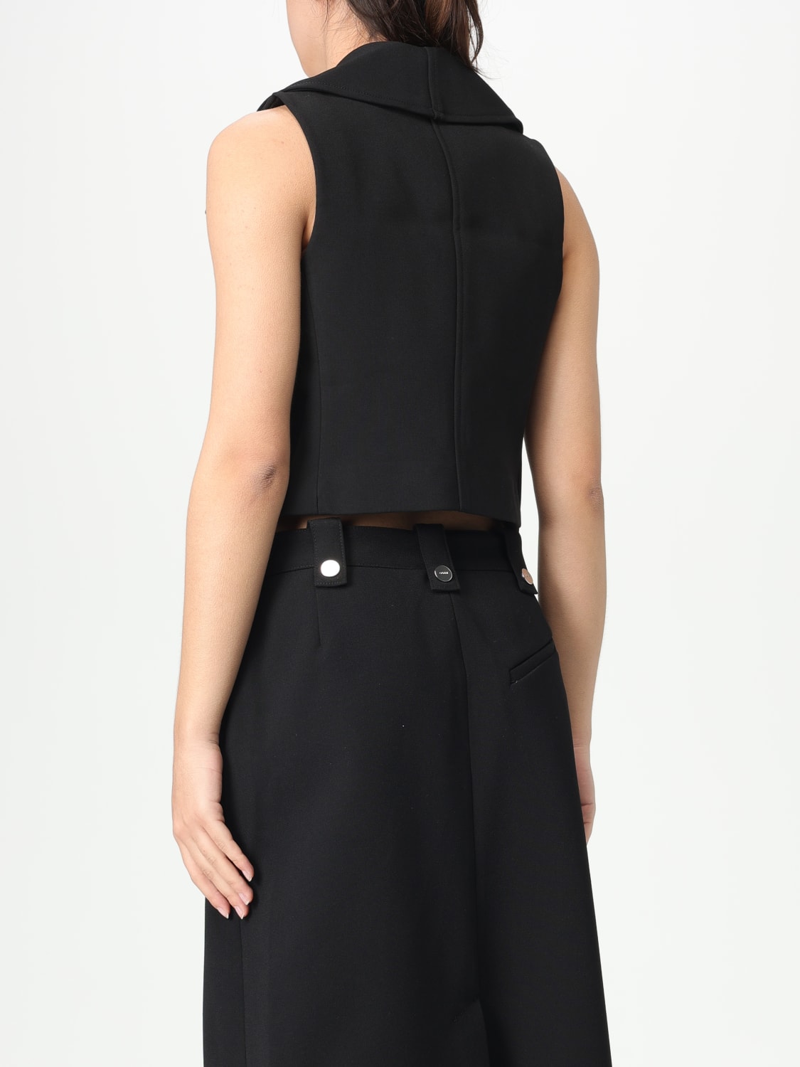 GANNI WESTE: Pullover damen Ganni, Schwarz - Img 3