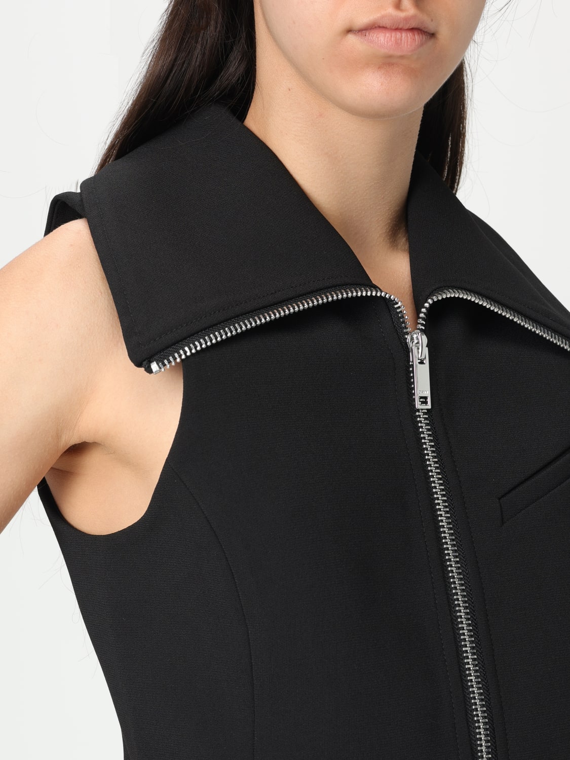 アウターその他 GANNI Woman Waistcoat Black W0189 099 GANNI: Sweater woman - Black | Ganni waistcoat W0189 online