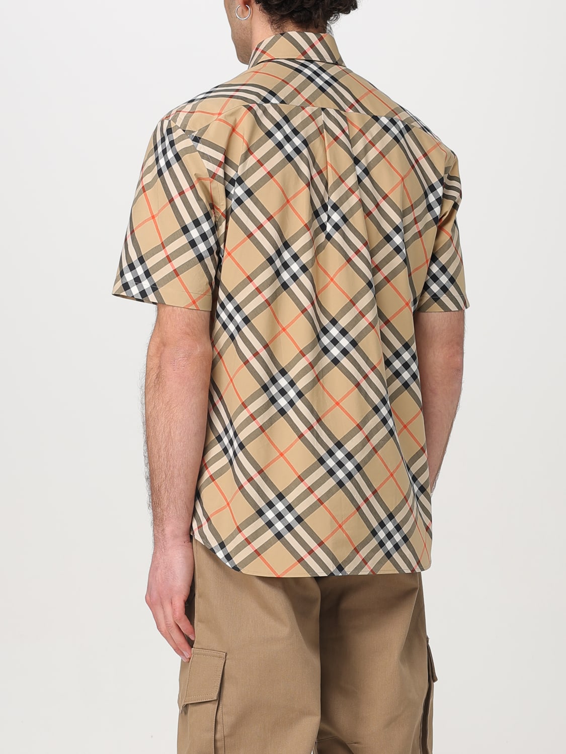 BURBERRY: Shirt men - Beige | Burberry shirt 8087637 online