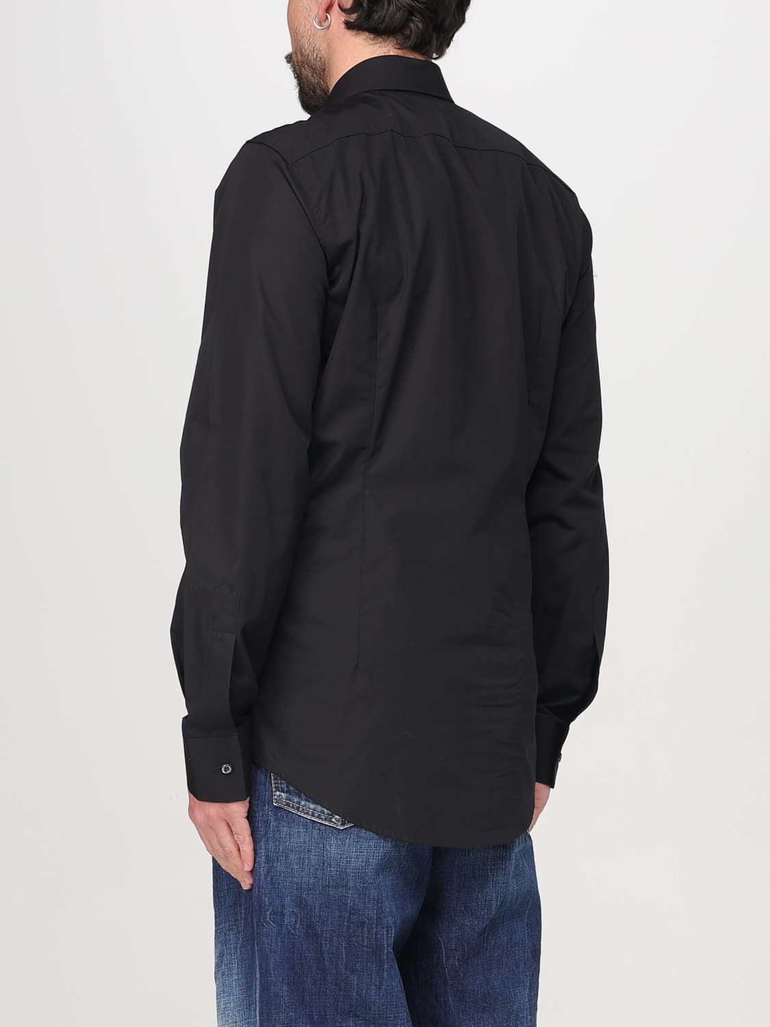 DSQUARED2 HEMD: Hemd herren Dsquared2, Schwarz - Img 2