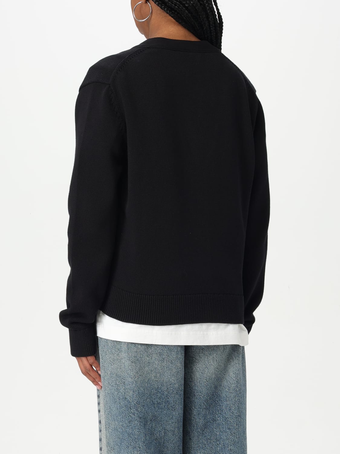 ACNE STUDIOS：カーディガン レディース - ブラック | GIGLIO