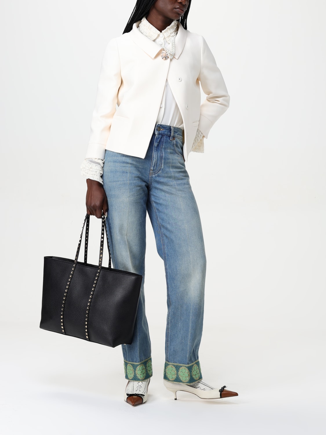 デニム・ジーパン VALENTINO Woman Jeans Blue BDD18X94V 558 VALENTINO: Jeans woman - Blue | Valentino jeans BDD18X94V