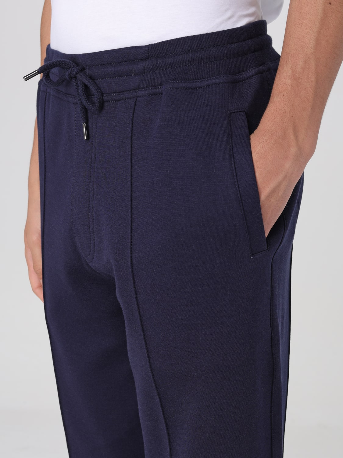 BRUNELLO CUCINELLI: Pants men - Blue | Brunello Cucinelli