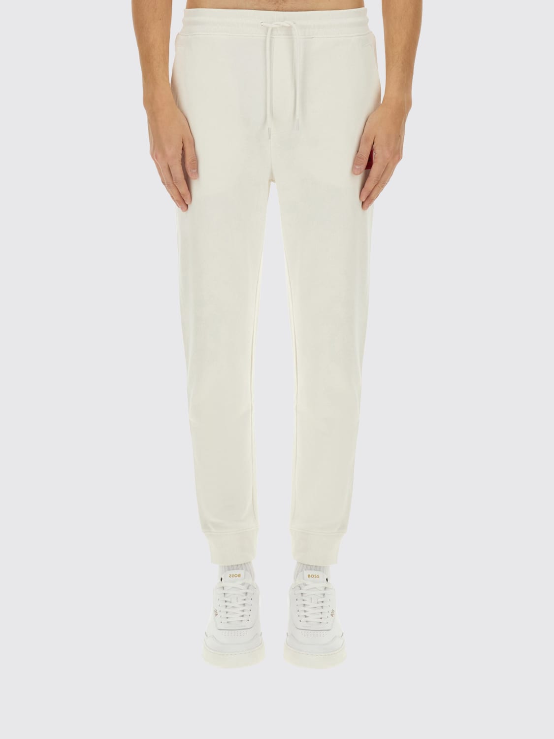 HUGO PANTS: Sweat men Hugo, White - Img 1