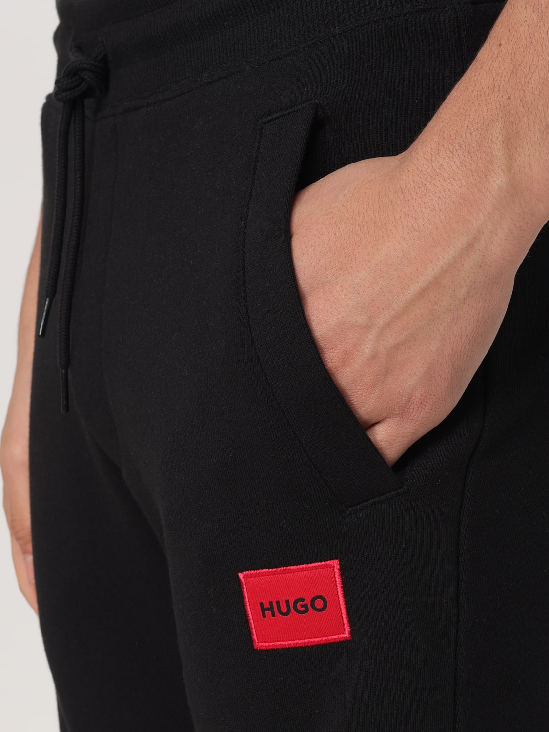HUGO PANTS: Sweat men Hugo, Black - Img 4
