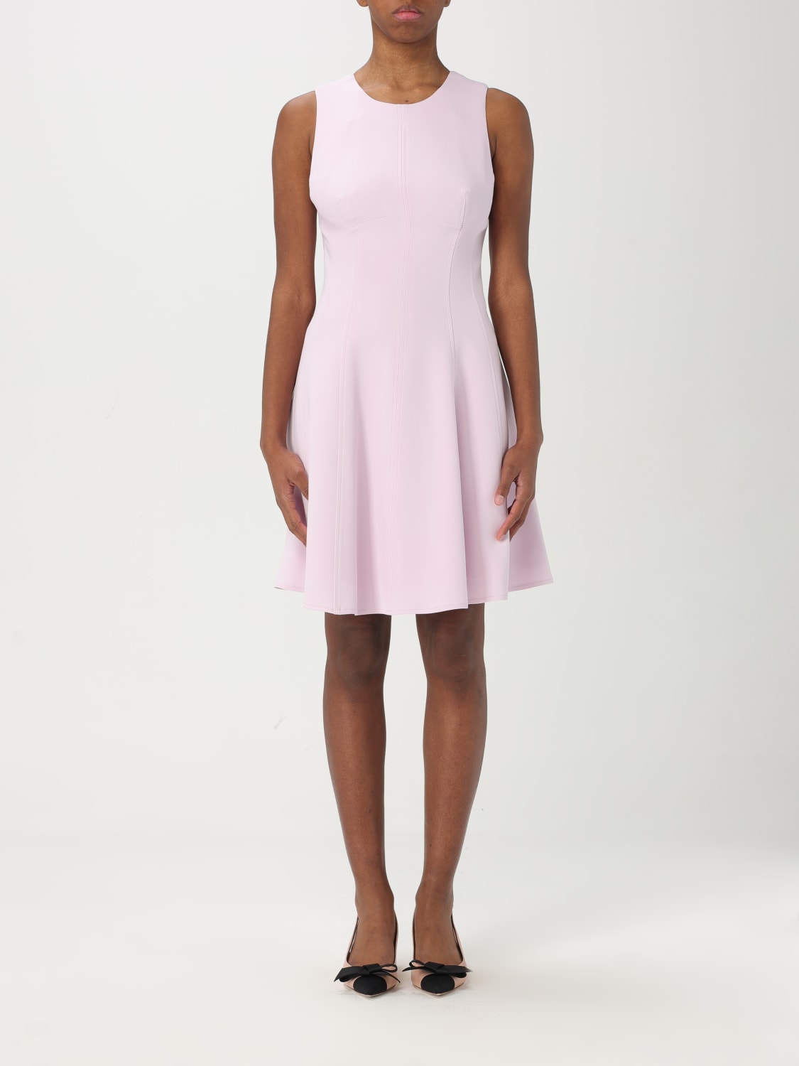 ワンピース ELISABETTA FRANCHI Woman Dress Quartz AB763 544 ELISABETTA FRANCHI Women's long quartz dress in crepe jersey