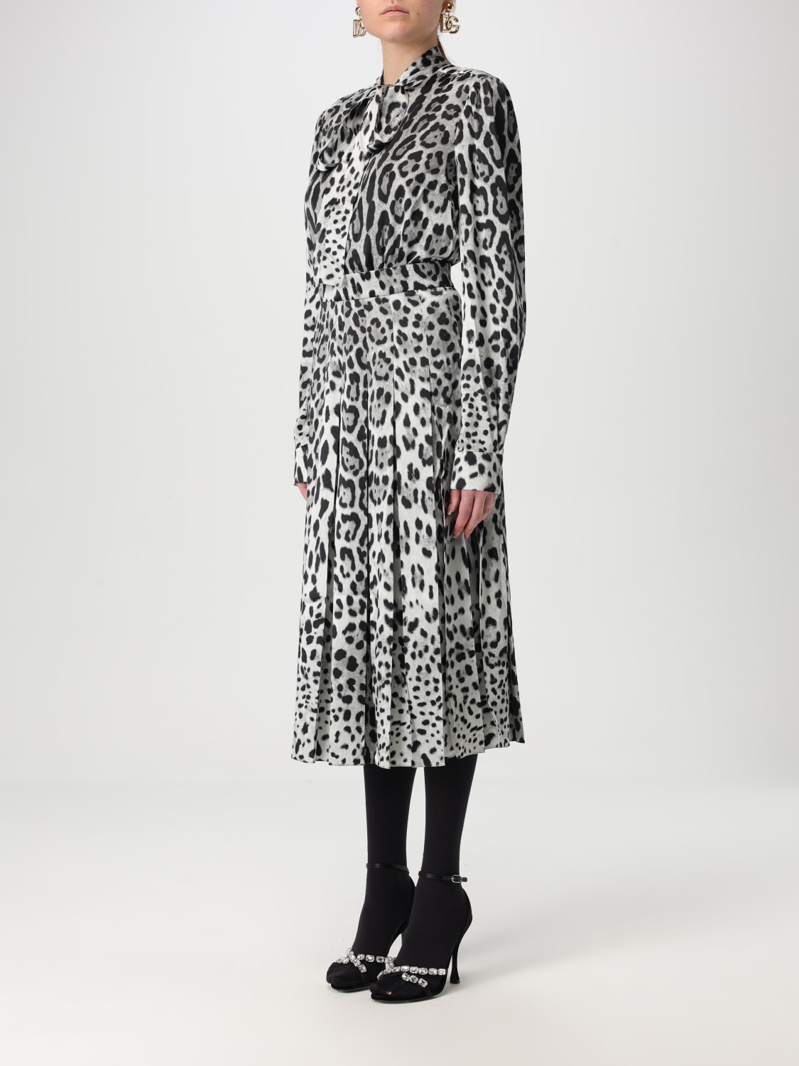 DOLCE & GABBANA ROBE: Robes femme Dolce & Gabbana, Noir - Img 3