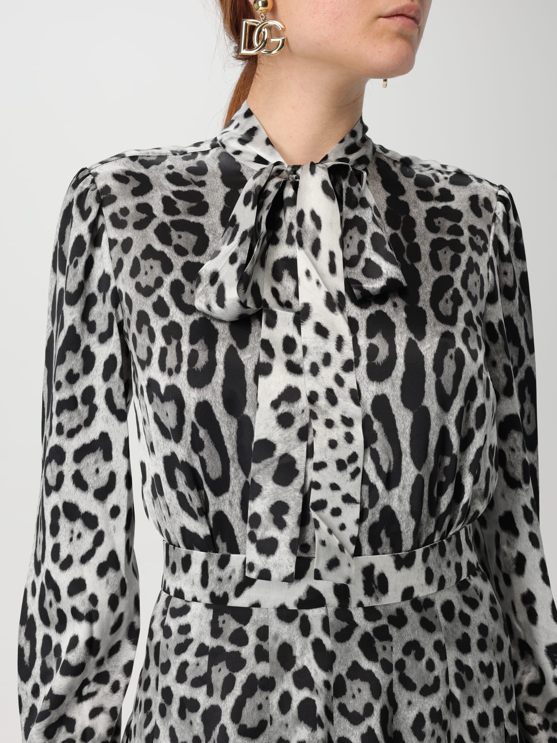 DOLCE & GABBANA ROBE: Robes femme Dolce & Gabbana, Noir - Img 4