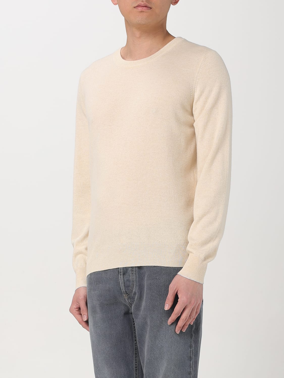 BRUNELLO CUCINELLI SWEATER: Sweater men Brunello Cucinelli, Beige - Img 4