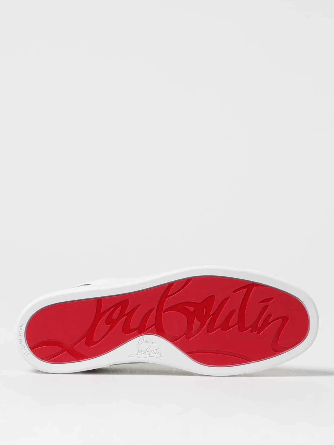 CHRISTIAN LOUBOUTIN SNEAKERS: Sneakers Louis Christian Louboutin in pelle , Bianco - Img 4