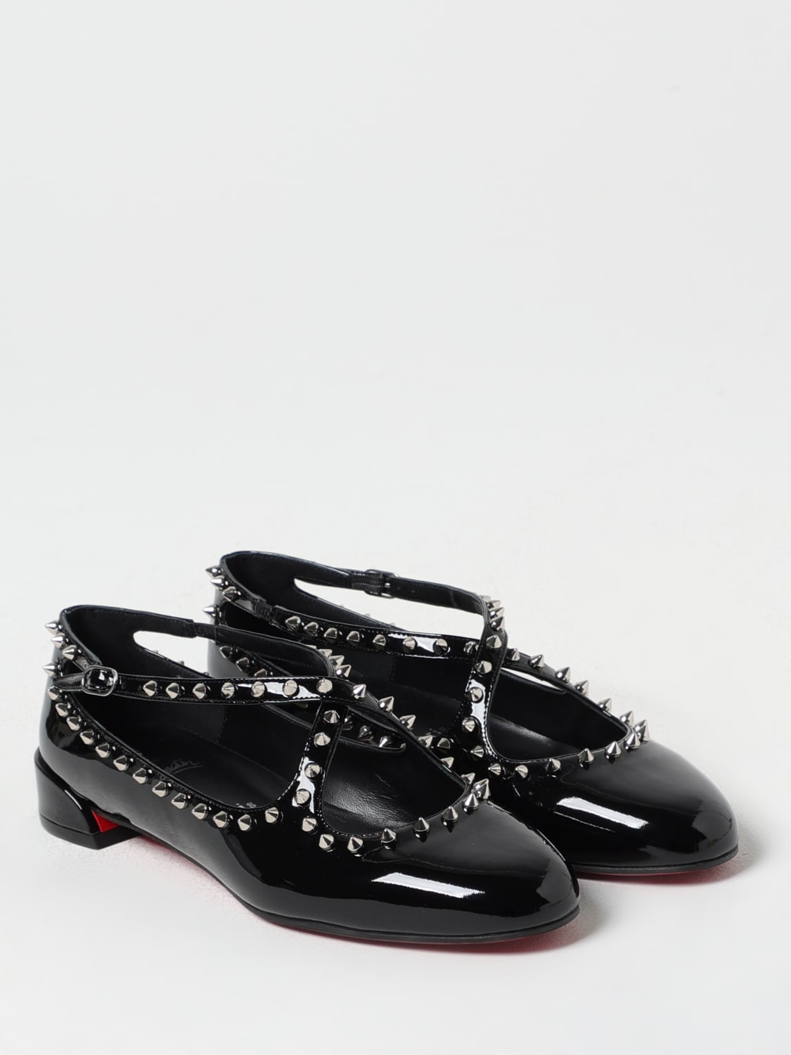 フラットシューズ CHRISTIAN LOUBOUTIN Woman Ballet flats Black 3240521 B439 CHRISTIAN LOUBOUTIN: Ballet flats woman - Black | Christian