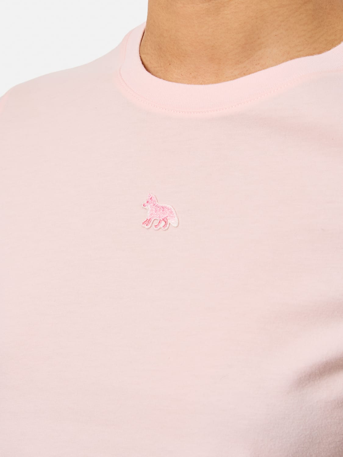 MAISON KITSUNÉ: T-shirt woman - Pink | Maison Kitsuné t