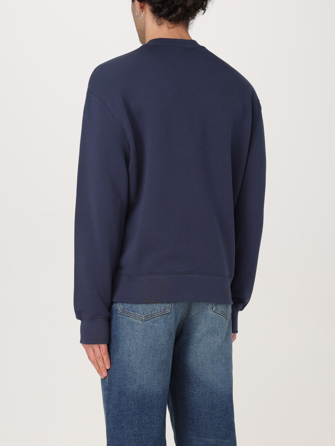 MAISON KITSUNÉ SWEATSHIRT: Sweater men Maison KitsunÉ, Blue - Img 2
