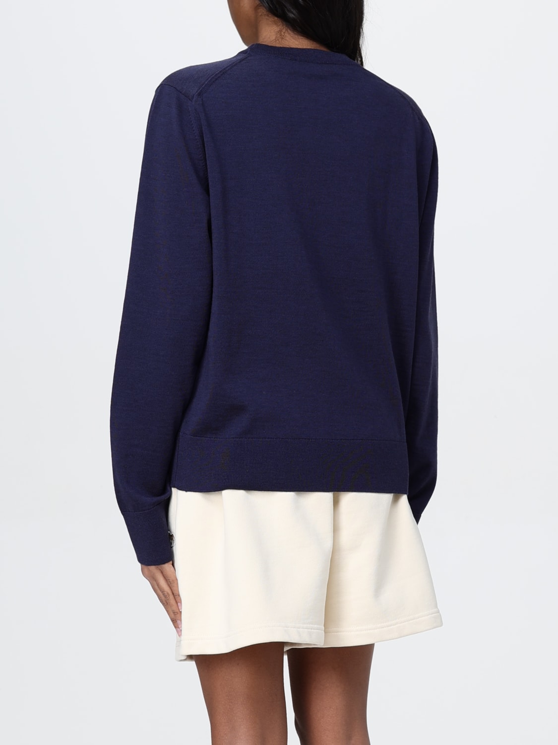 MAISON KITSUNÉ PULLOVER: Pullover damen Maison KitsunÉ, Blau - Img 2