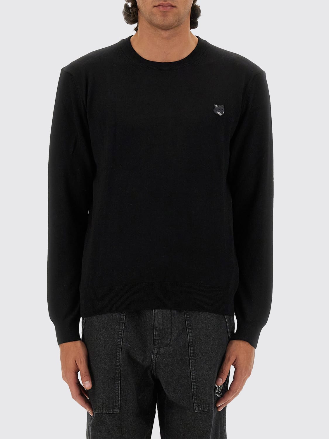 MAISON KITSUNÉ SWEATER: Sweater men Maison KitsunÉ, Black - Img 1