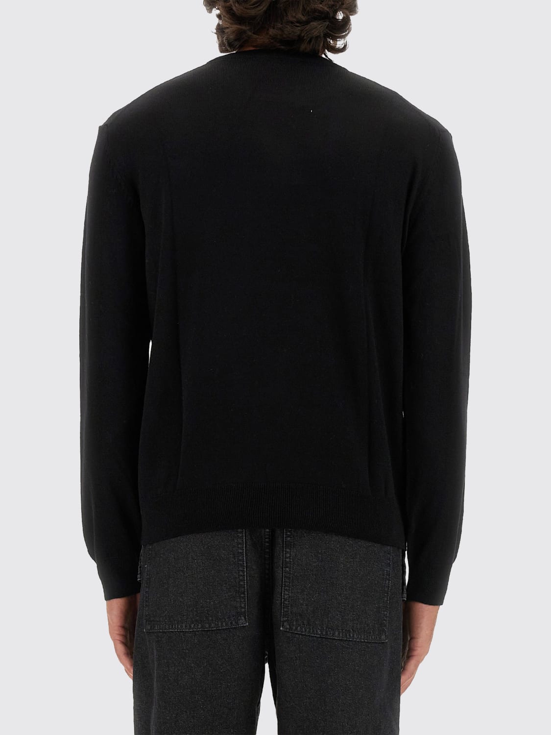 MAISON KITSUNÉ SWEATER: Sweater men Maison KitsunÉ, Black - Img 3
