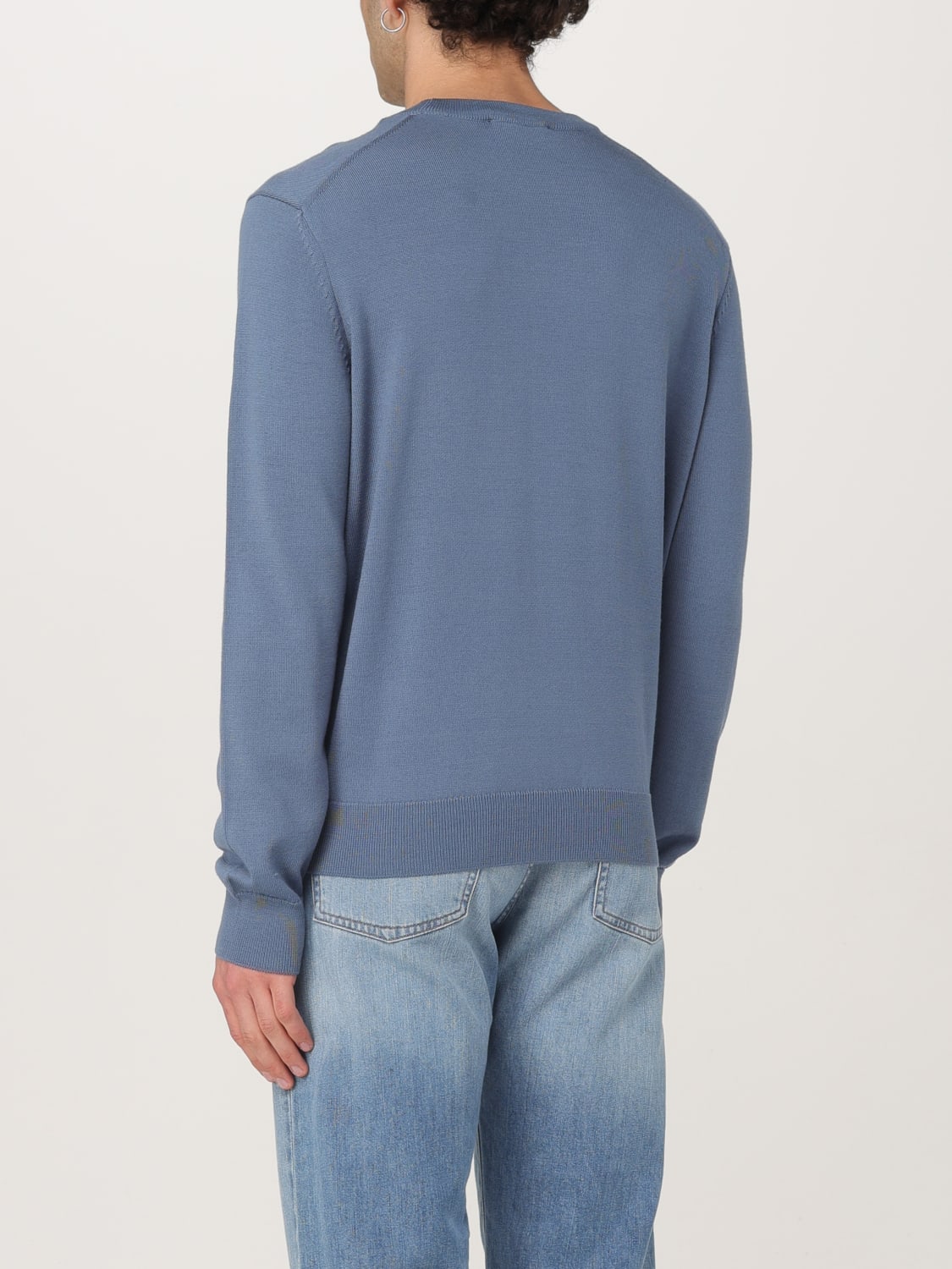 MAISON KITSUNÉ SWEATER: Sweater men Maison KitsunÉ, Blue - Img 2