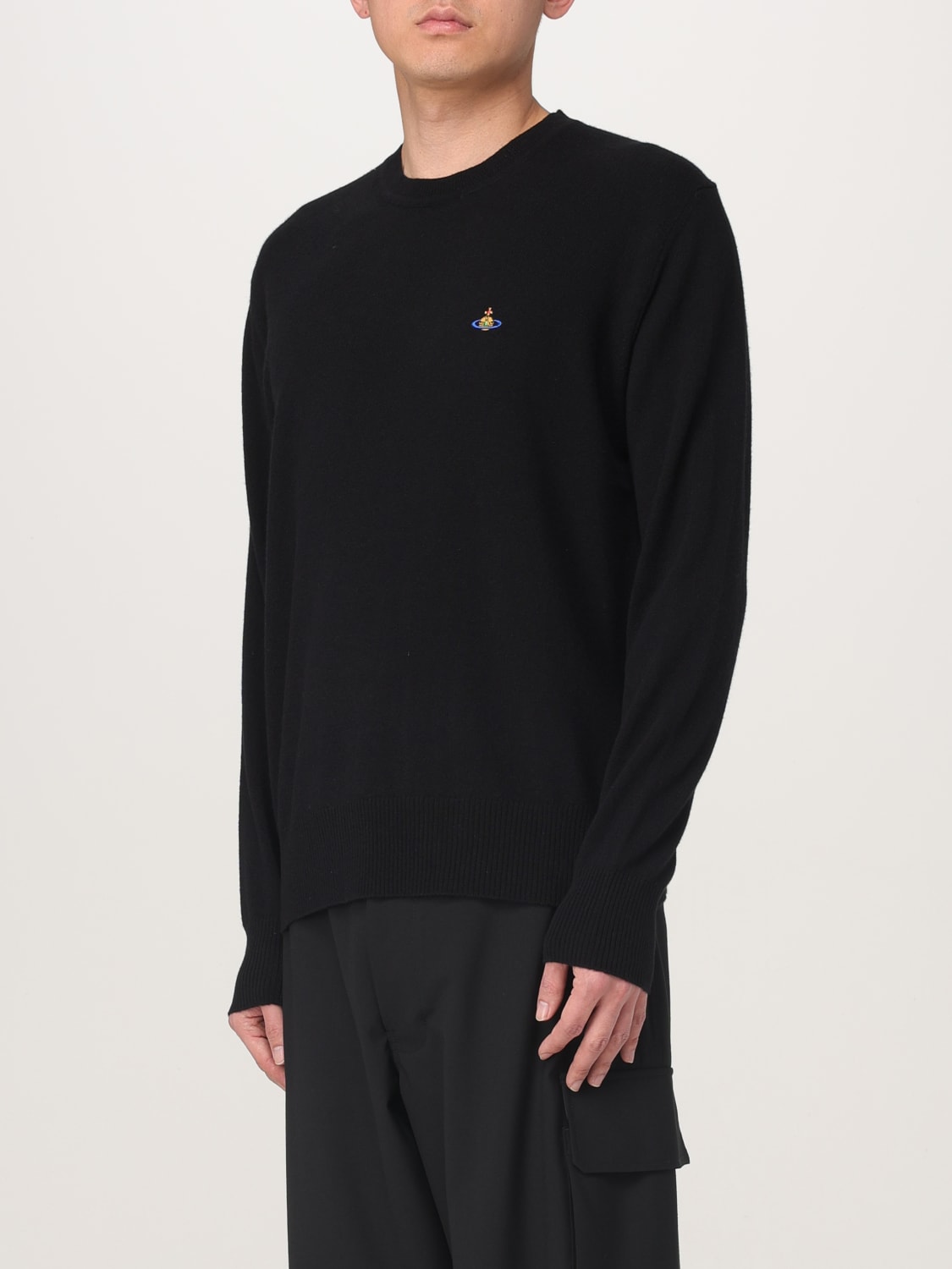VIVIENNE WESTWOOD PULLOVER: Pullover herren Vivienne Westwood, Schwarz - Img 4