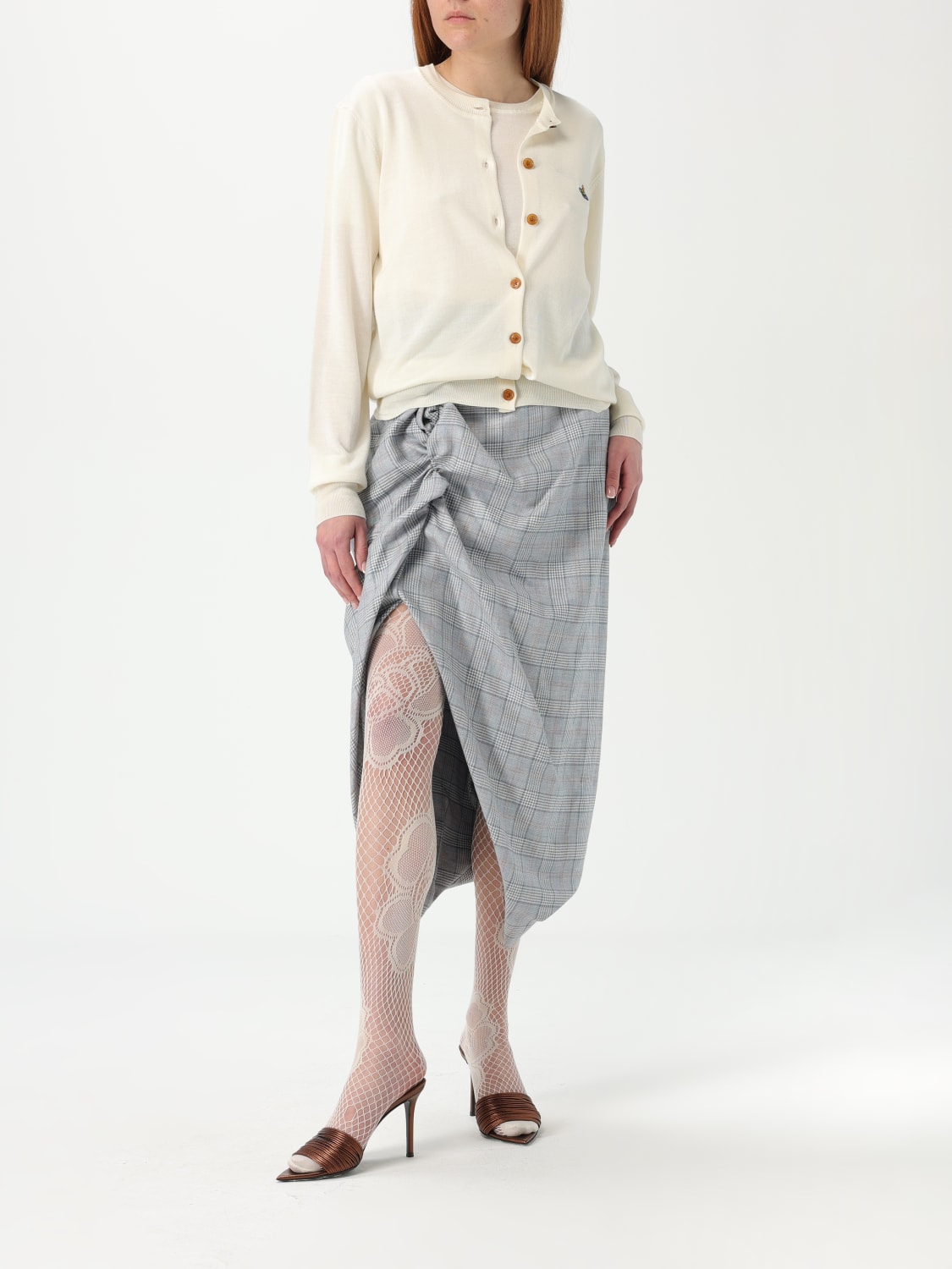 VIVIENNE WESTWOOD PULL: Top femme Vivienne Westwood, Blanc - Img 2