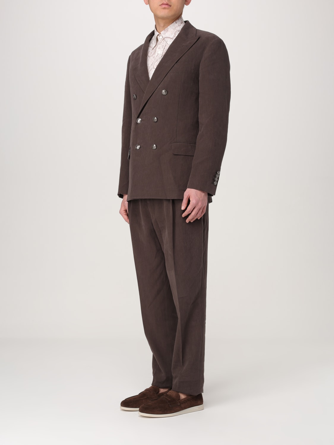 Brunello Cucinelli ML142P8559C273 関税送料込 Brunello Cucinelli - Tan Linen Blend Suit | Mitchell Stores