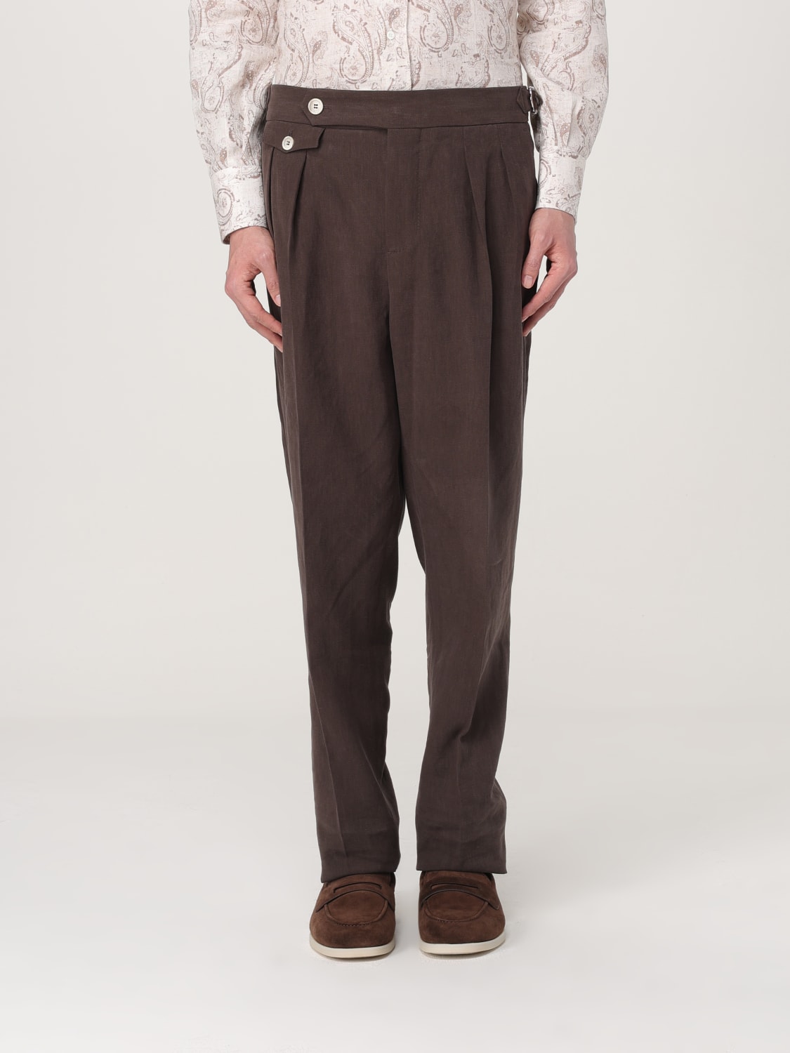 BRUNELLO CUCINELLI: Suit men - Brown | Brunello Cucinelli