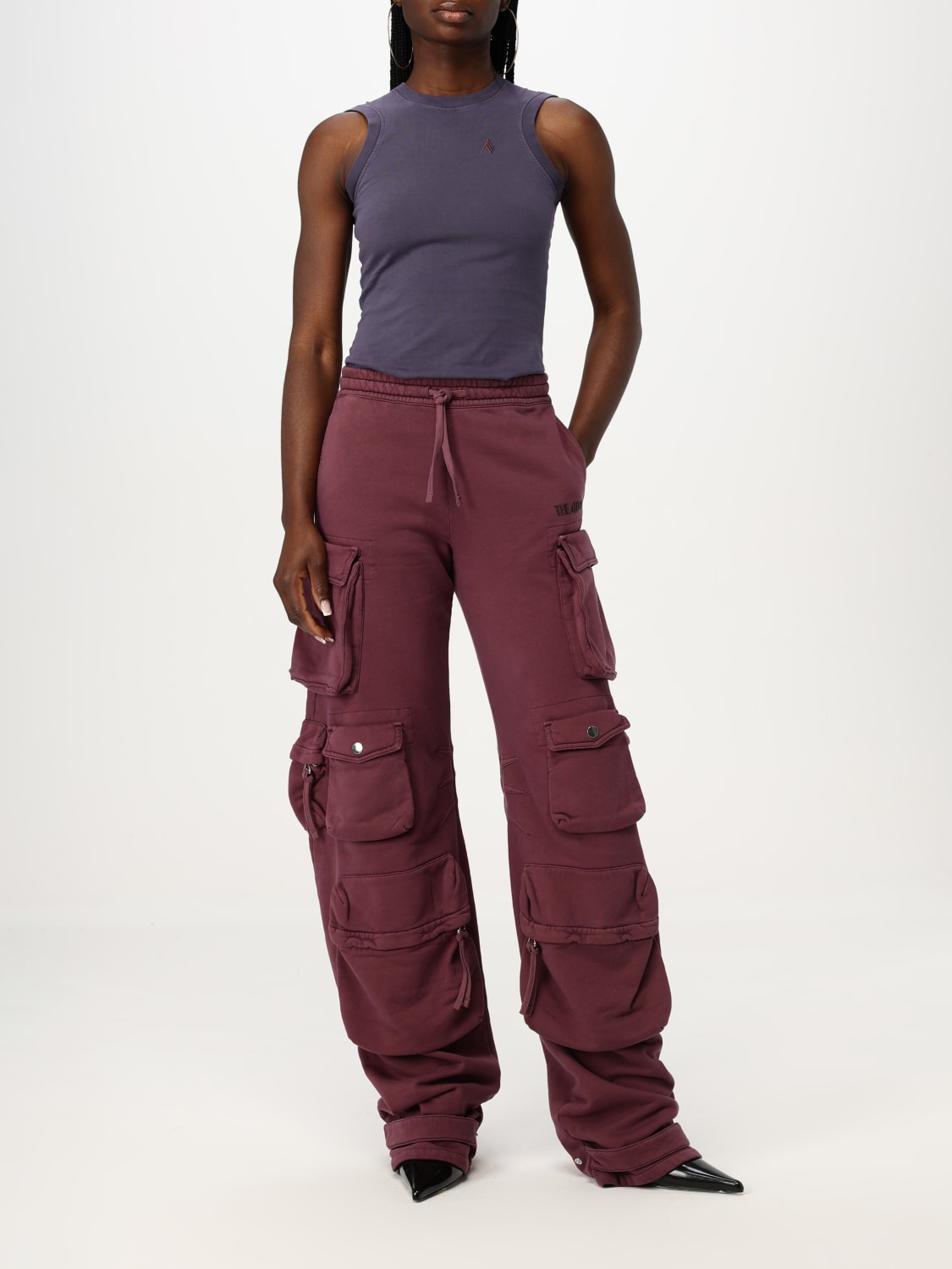 パンツ THE ATTICO Woman Pants Violet 250WCP260F003 863 THE ATTICO: Pants woman - Violet | The Attico pants