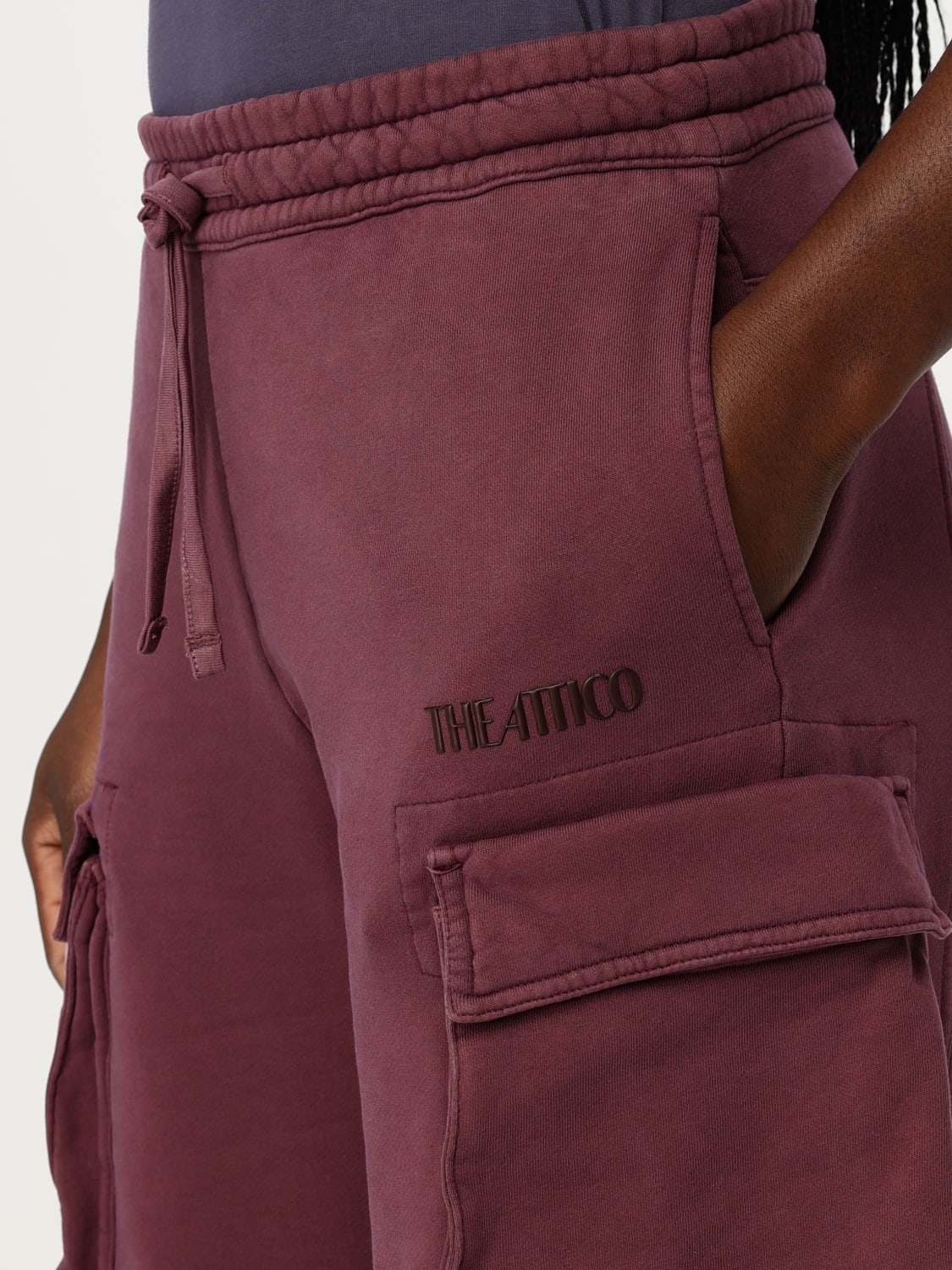 パンツ THE ATTICO Woman Pants Violet 250WCP00260JJF003AA THE ATTICO: Pants woman - Violet | The Attico pants