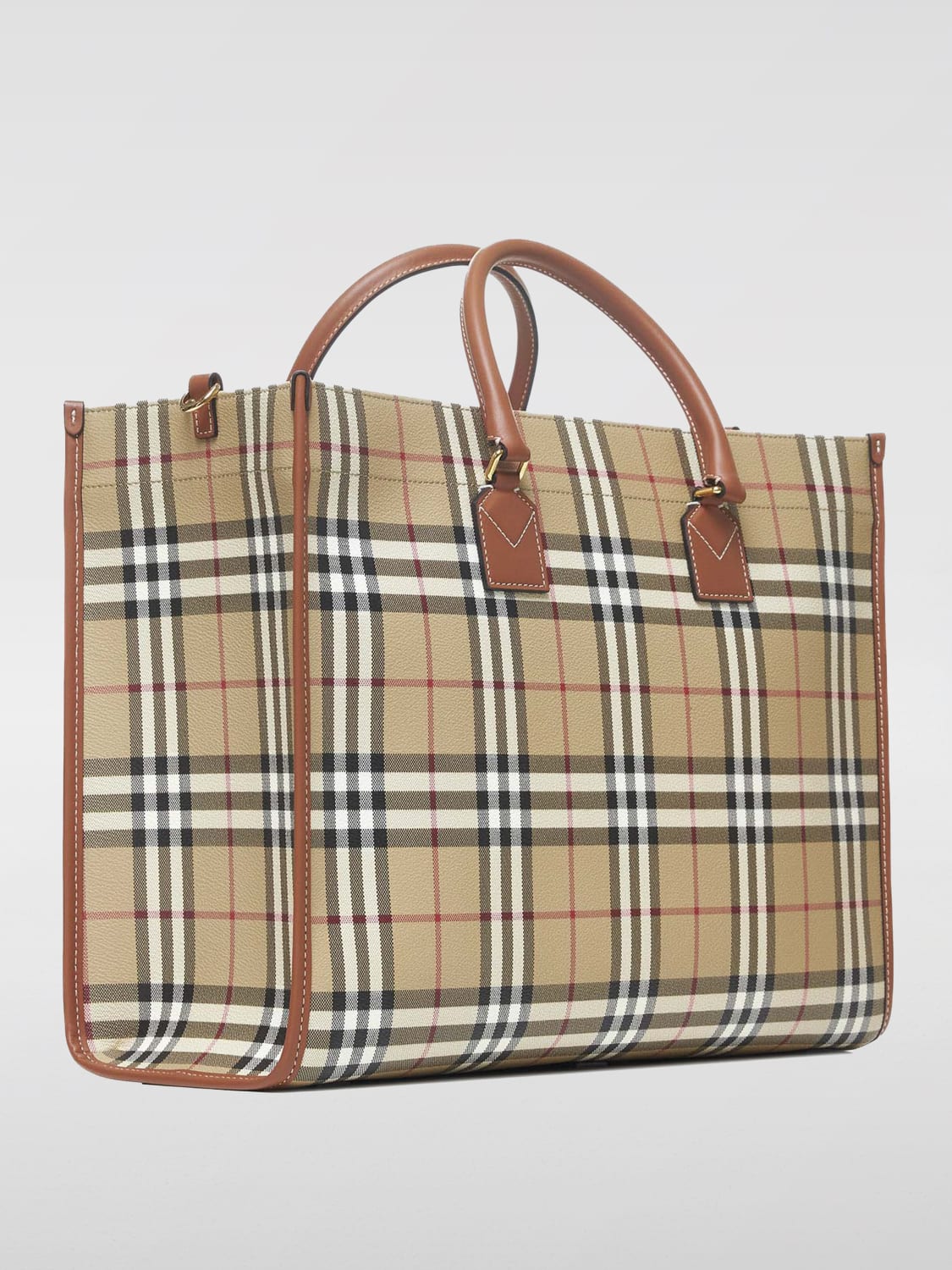 BURBERRY HANDBAG: Handbag woman Burberry, Brown - Img 2