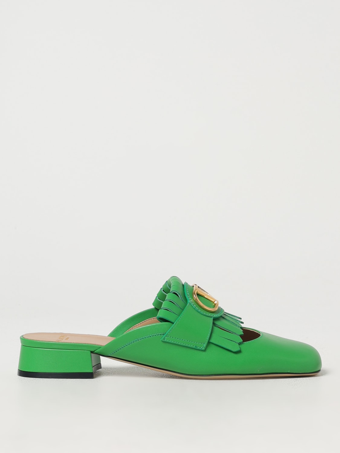 フラットシューズ VALENTINO GARAVANI Woman Flat shoes Green 6W2S0LP8DSH K04 VALENTINO GARAVANI: Flat sandals woman - Green | Valentino