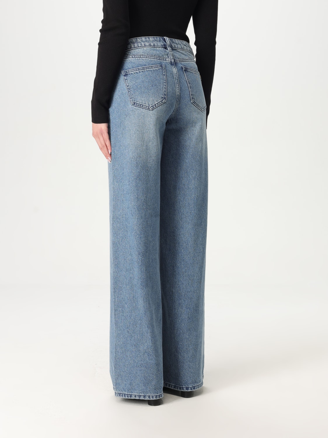 デニム・ジーパン Michael Kors Woman Jeans Denim MF49065FAU 987 Cotton jeans for women mf49065fau Denim | Caposerio.com