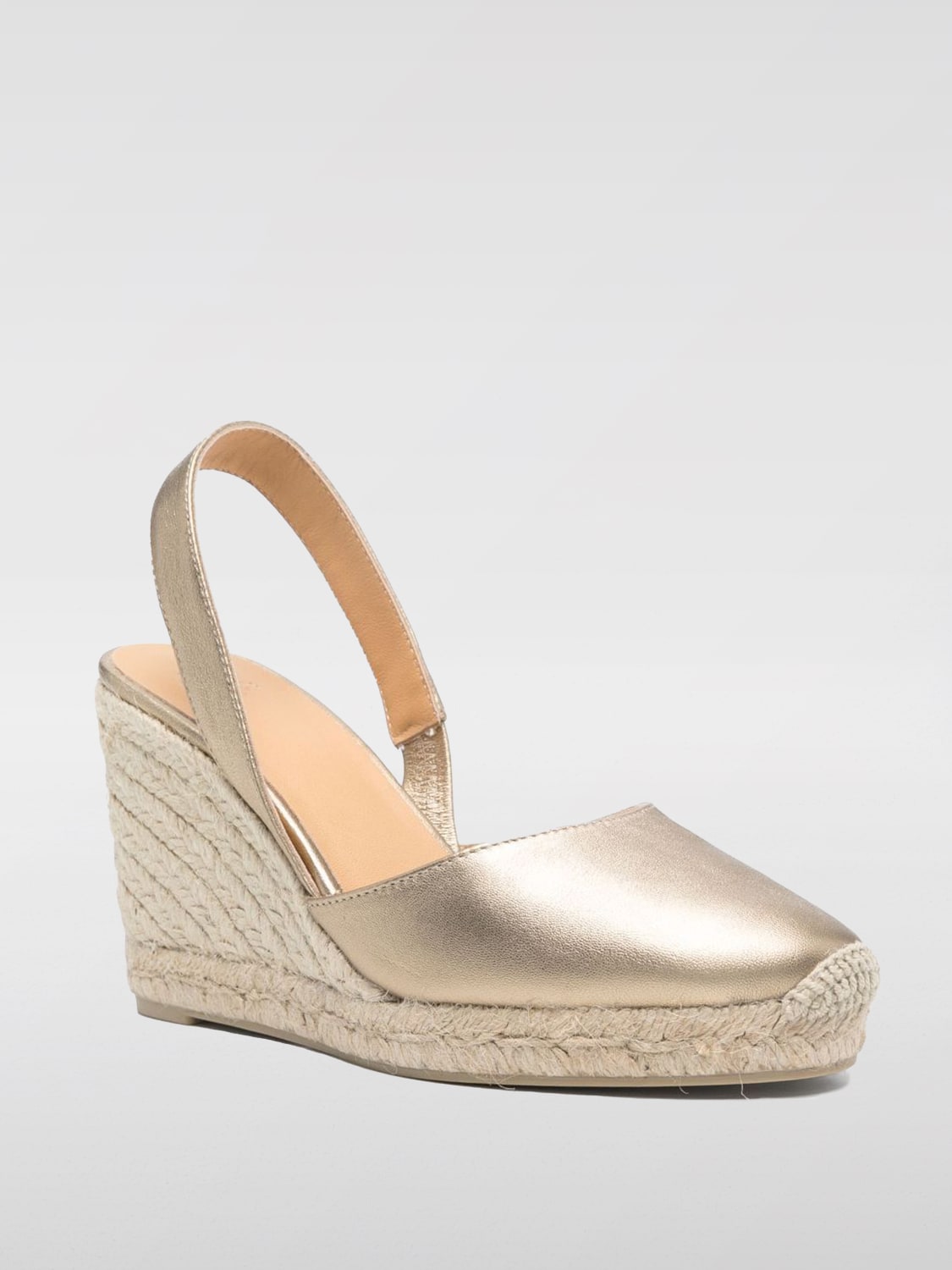 CASTAÑER ALPARGATA: Zapatos mujer CastaÑer, Oro - Img 2