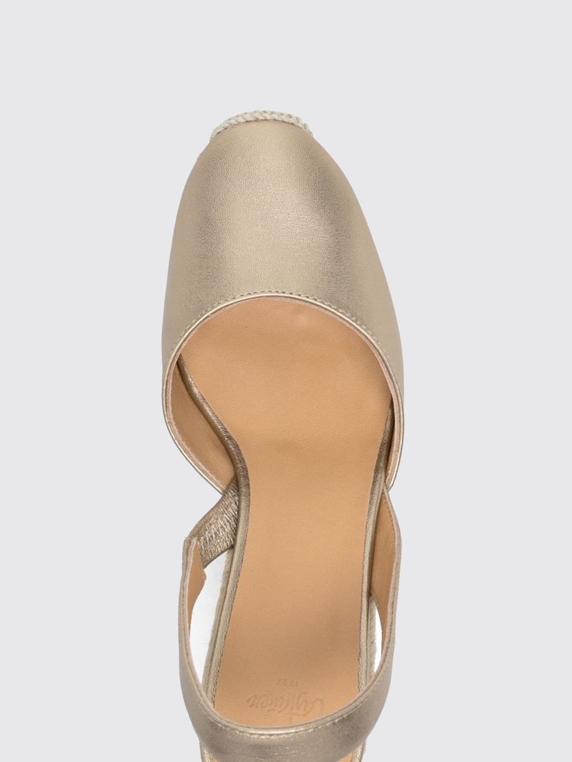CASTAÑER ALPARGATA: Zapatos mujer CastaÑer, Oro - Img 4