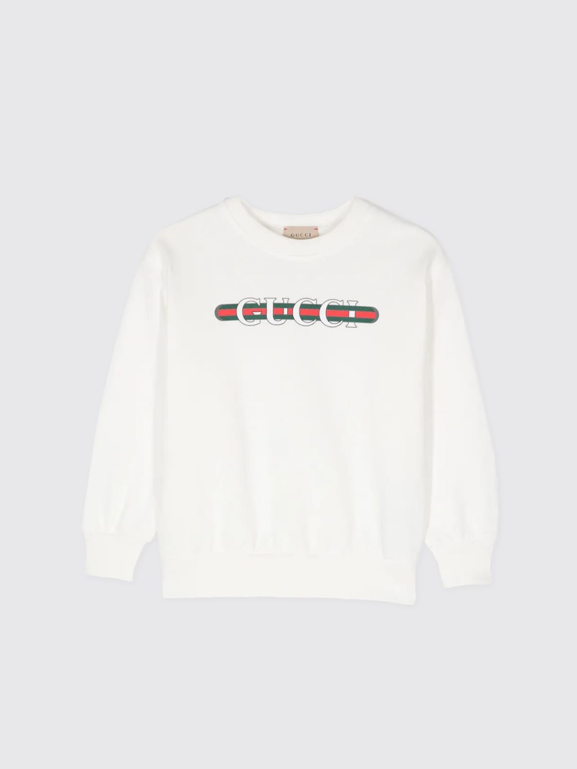 GUCCI SWEATER: Sweater kids Gucci, White - Img 1