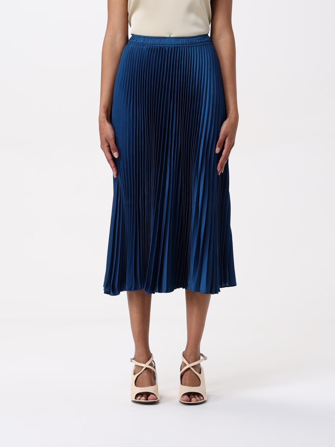スカート BOSS Woman Skirt Blue 50536271 400 BOSS: Skirt woman - Blue | Boss skirt 50536271 online at