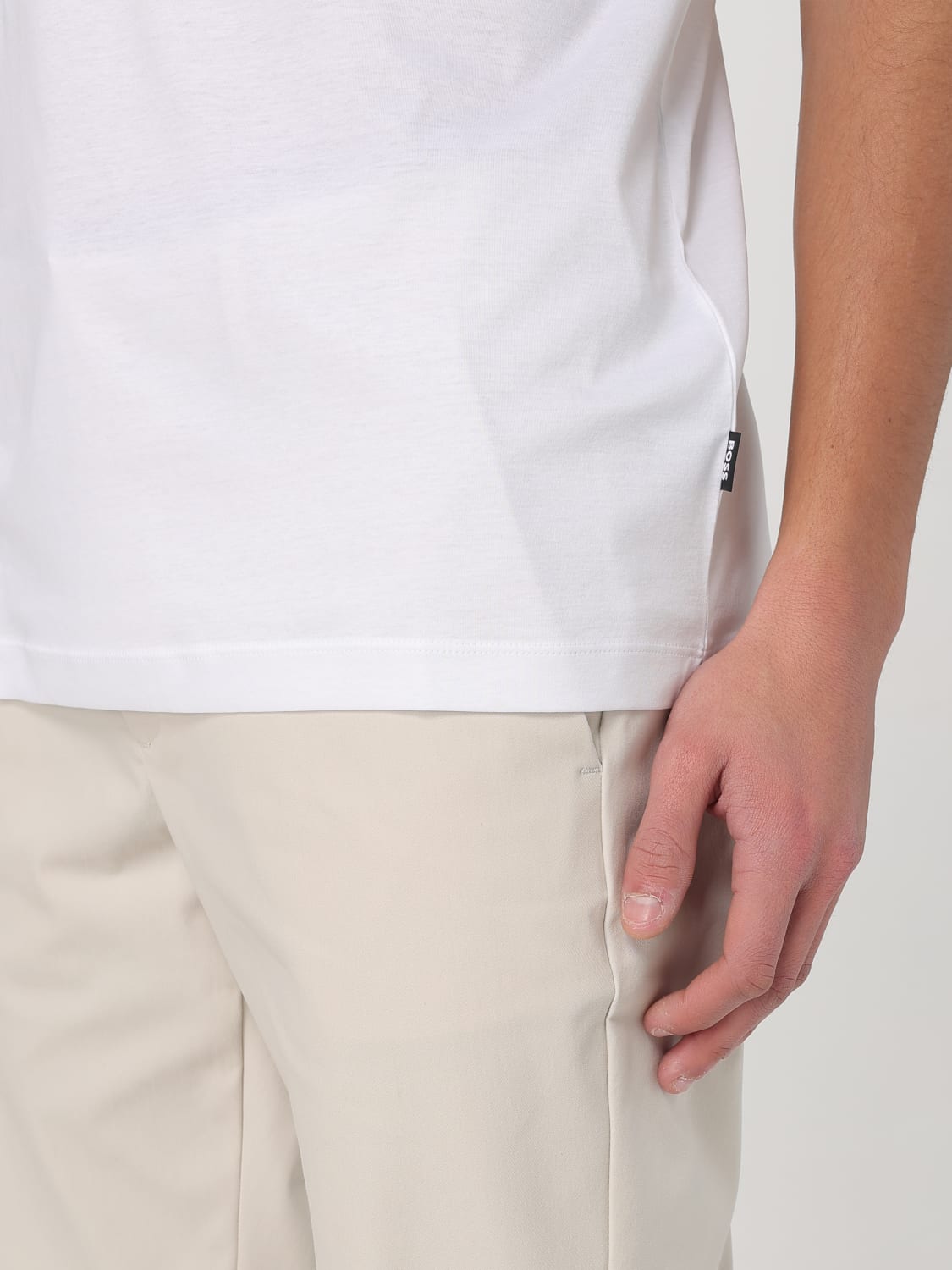 BOSS T-SHIRT: T-shirt men Boss, White - Img 3