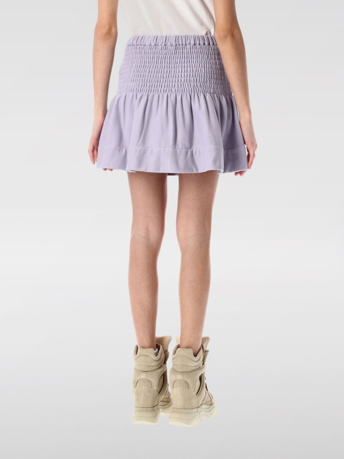 ISABEL MARANT ETOILE JUPE: Jupe femme Isabel Marant Etoile, Lilas - Img 2