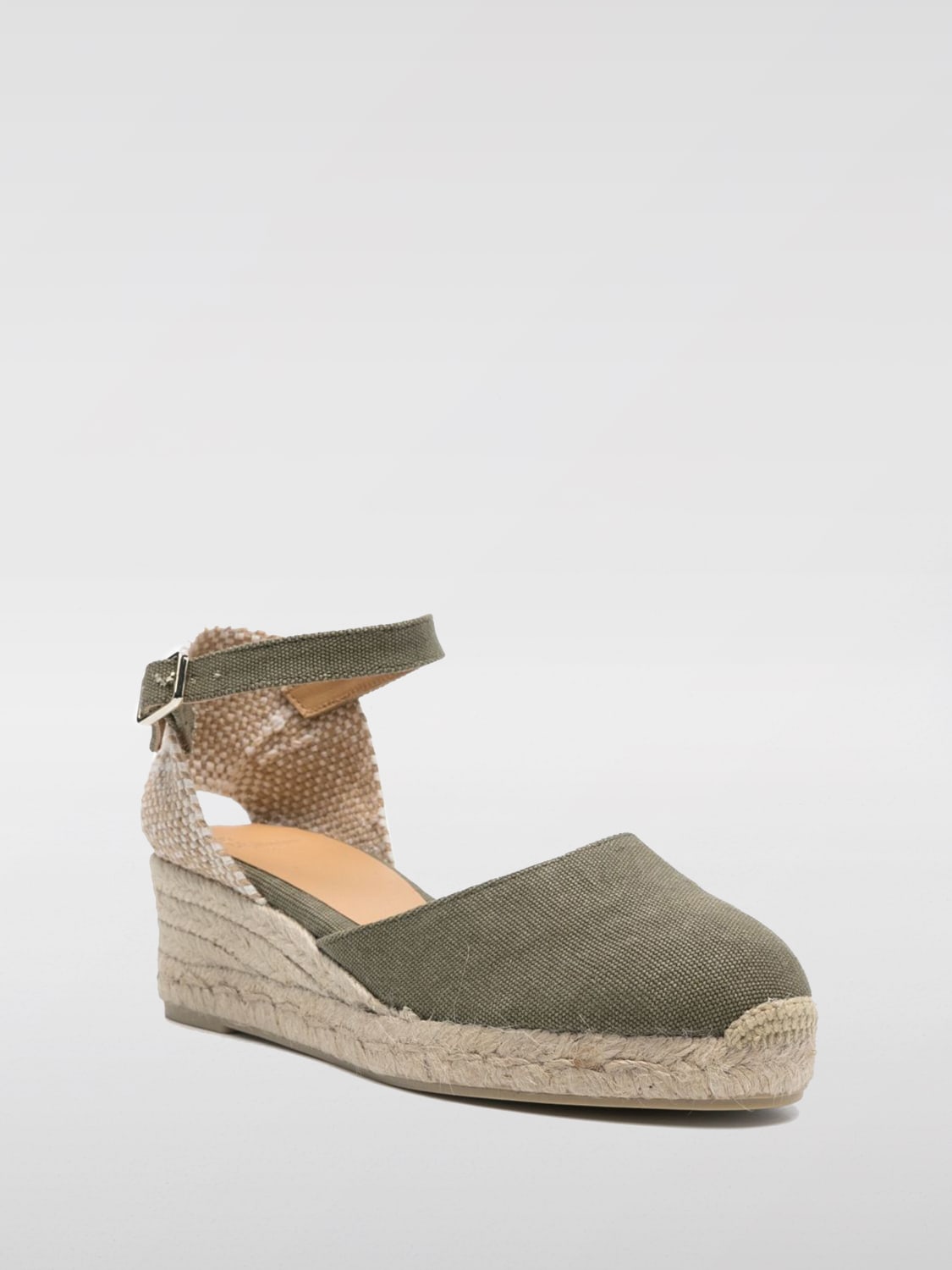 CASTAÑER ALPARGATA: Zapatos mujer CastaÑer, Oliva - Img 2