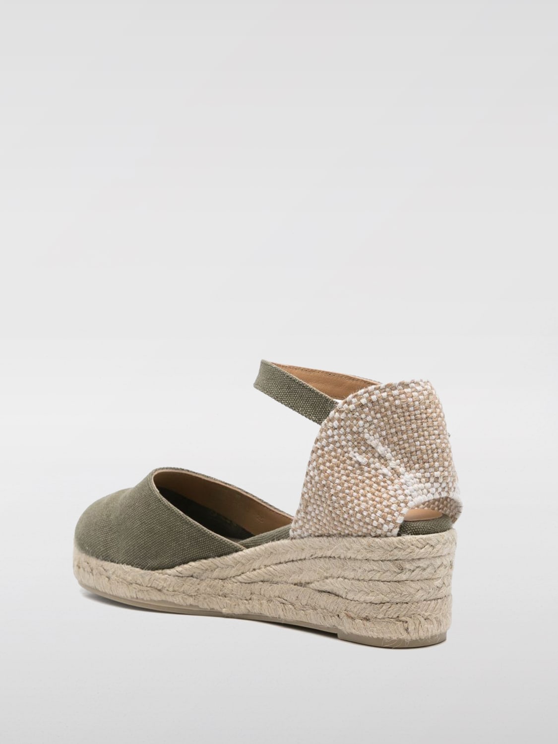 CASTAÑER ALPARGATA: Zapatos mujer CastaÑer, Oliva - Img 3