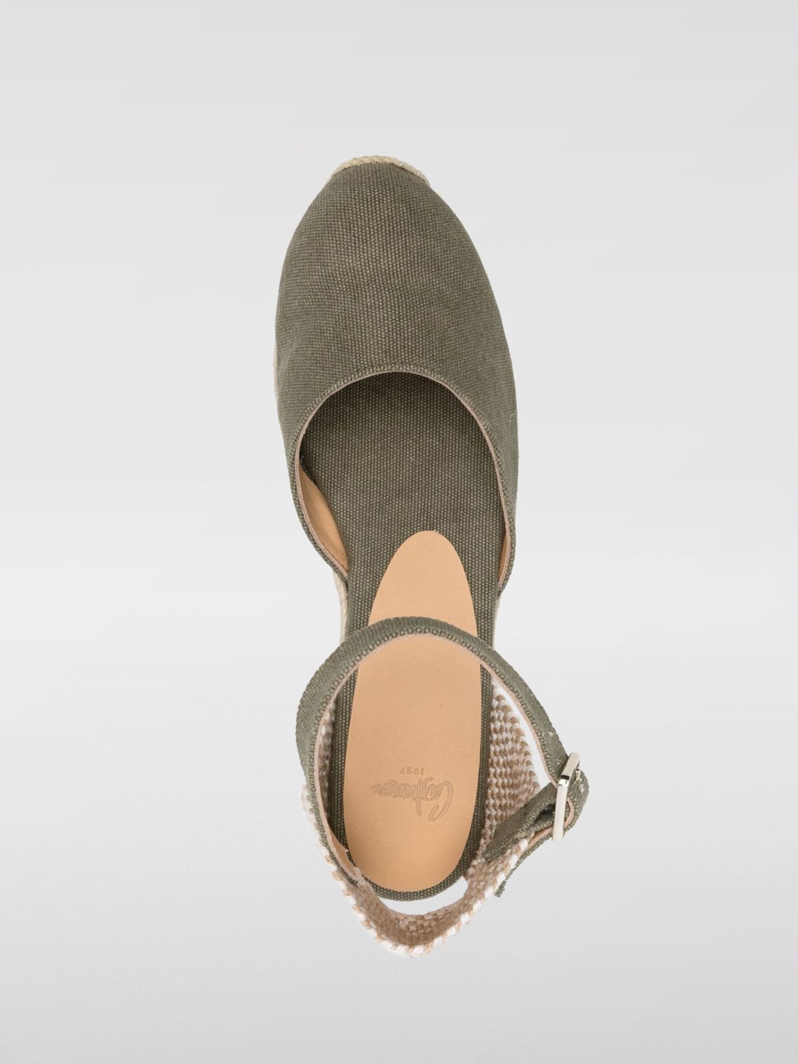 CASTAÑER ALPARGATA: Zapatos mujer CastaÑer, Oliva - Img 4