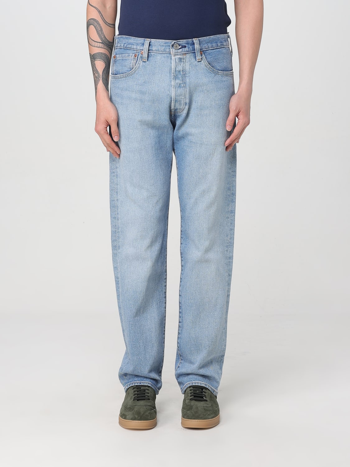 LEVI'S JEANS: Jeans men Levi's, Gnawed Blue - Img 1