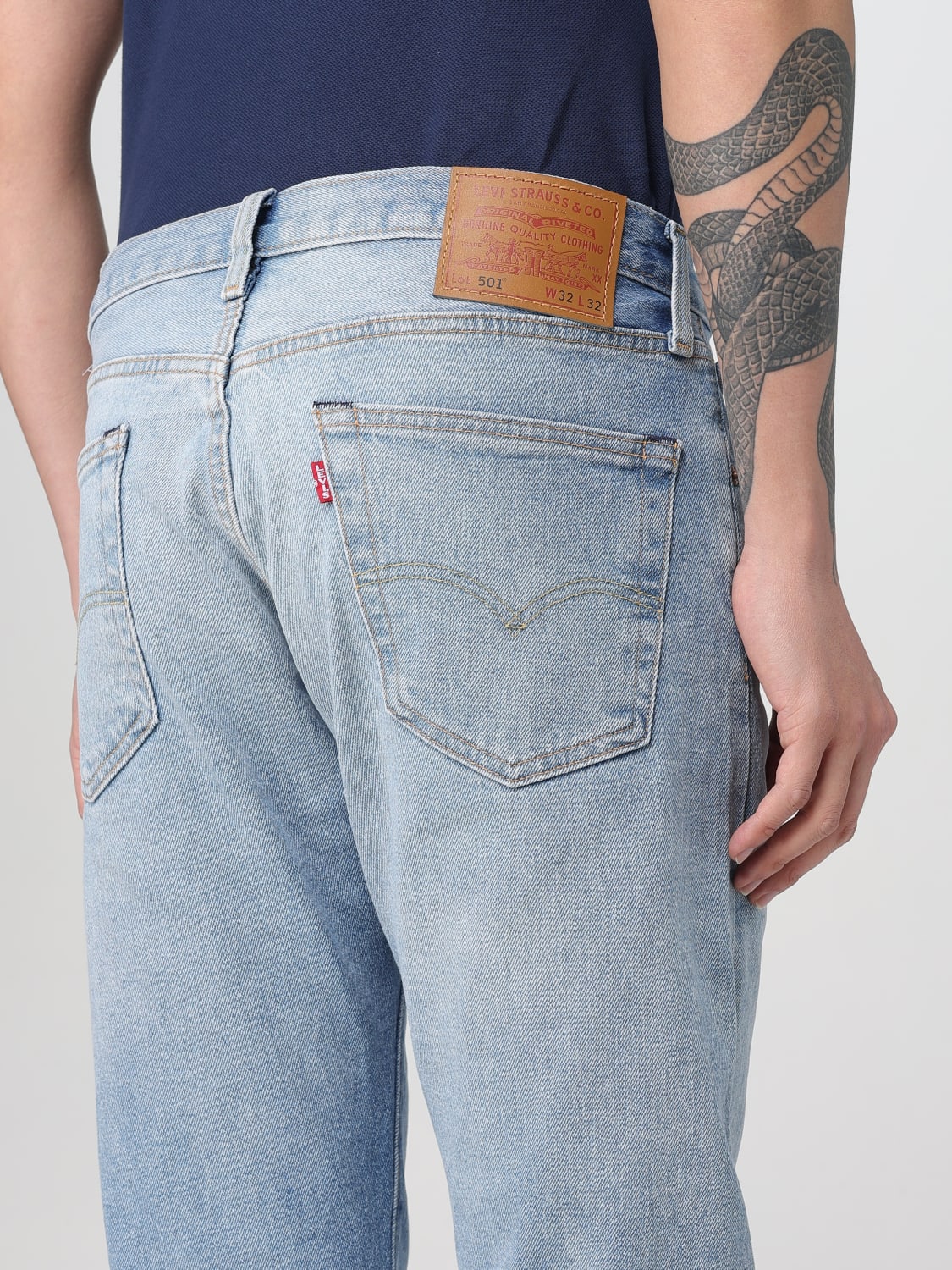 LEVI'S JEANS: Jeans men Levi's, Gnawed Blue - Img 3