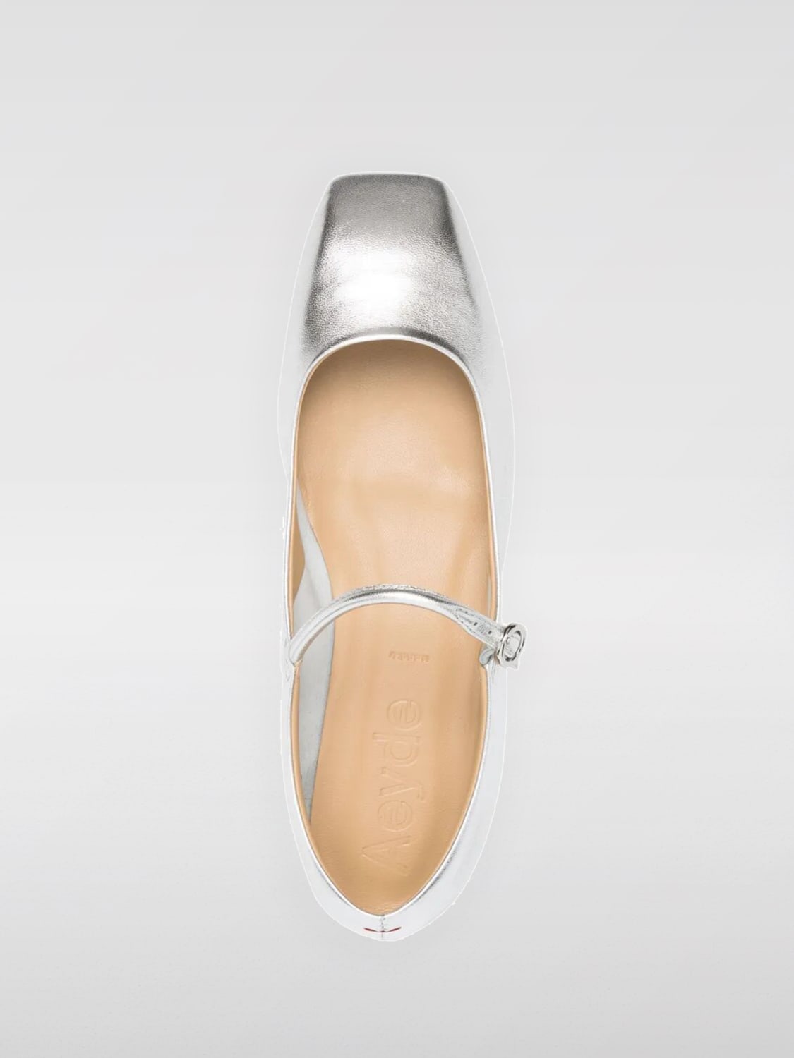 AEYDE: Shoes woman - Silver | Aeyde ballet flats