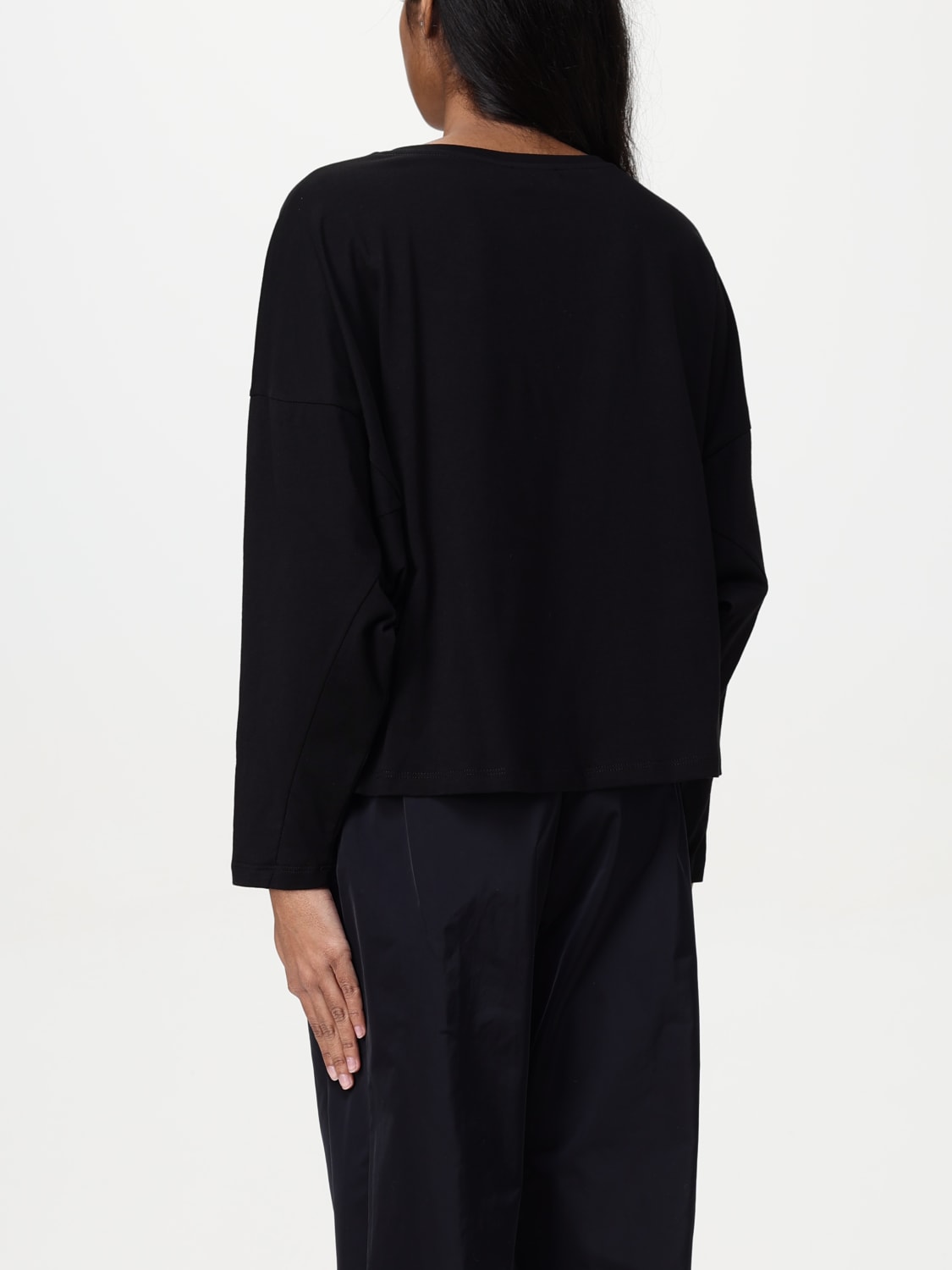 ELISABETTA FRANCHI 毛衣: 毛衣 女士 Elisabetta Franchi, 黑色 - Img 2