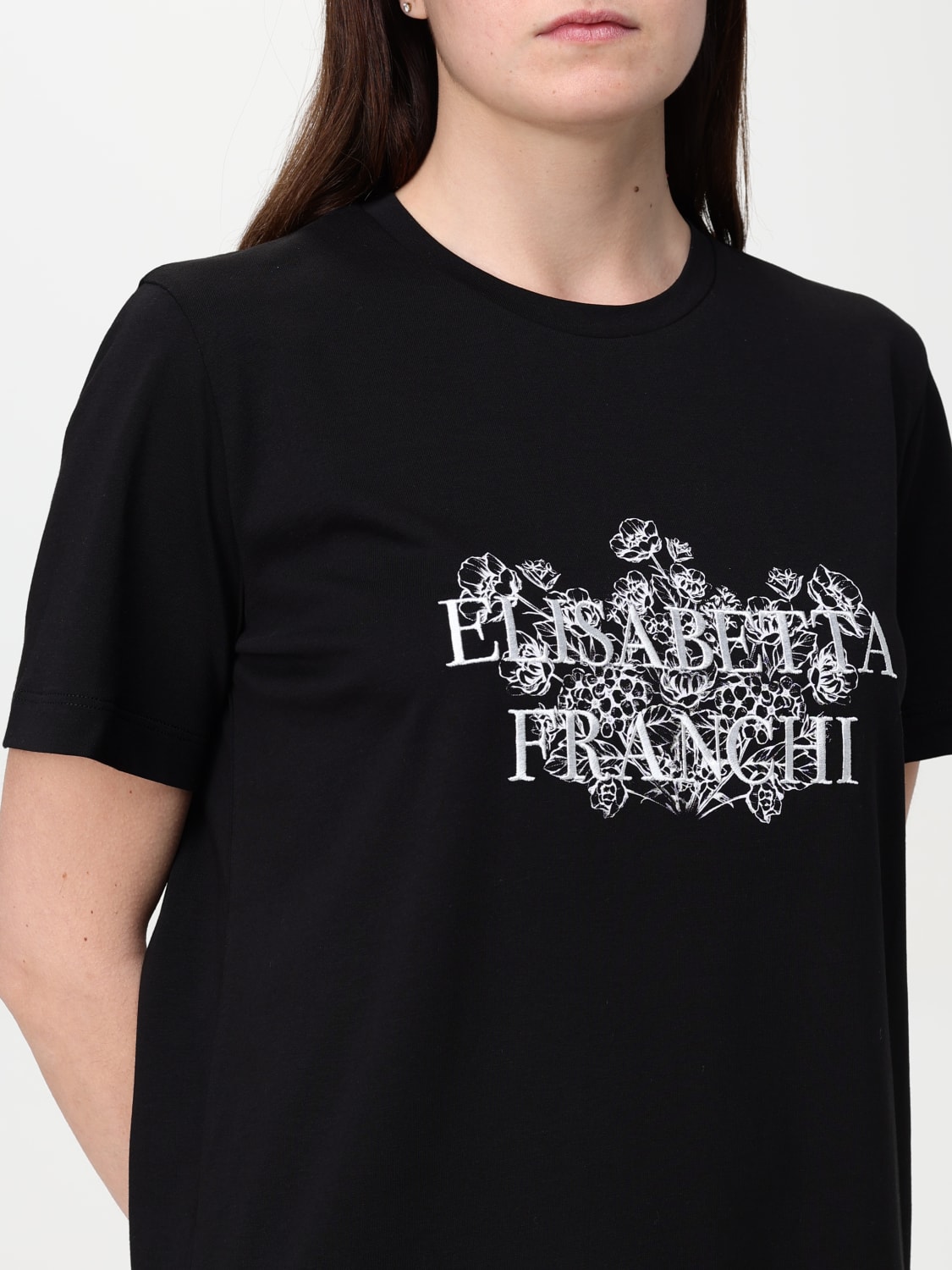 Tシャツ・カットソー ELISABETTA FRANCHI Woman T-Shirt Gold MA003 110 ELISABETTA FRANCHI: T-shirt woman - Gold | Elisabetta