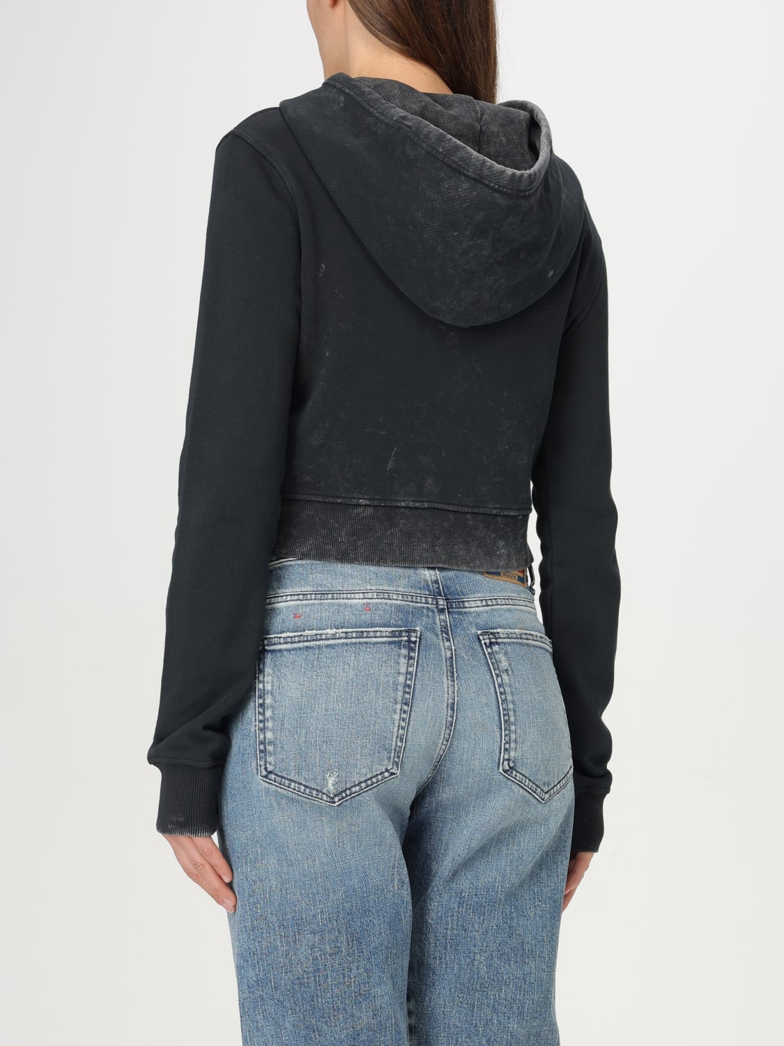 DIESEL SUDADERA: Sudadera mujer Diesel, Negro - Img 2