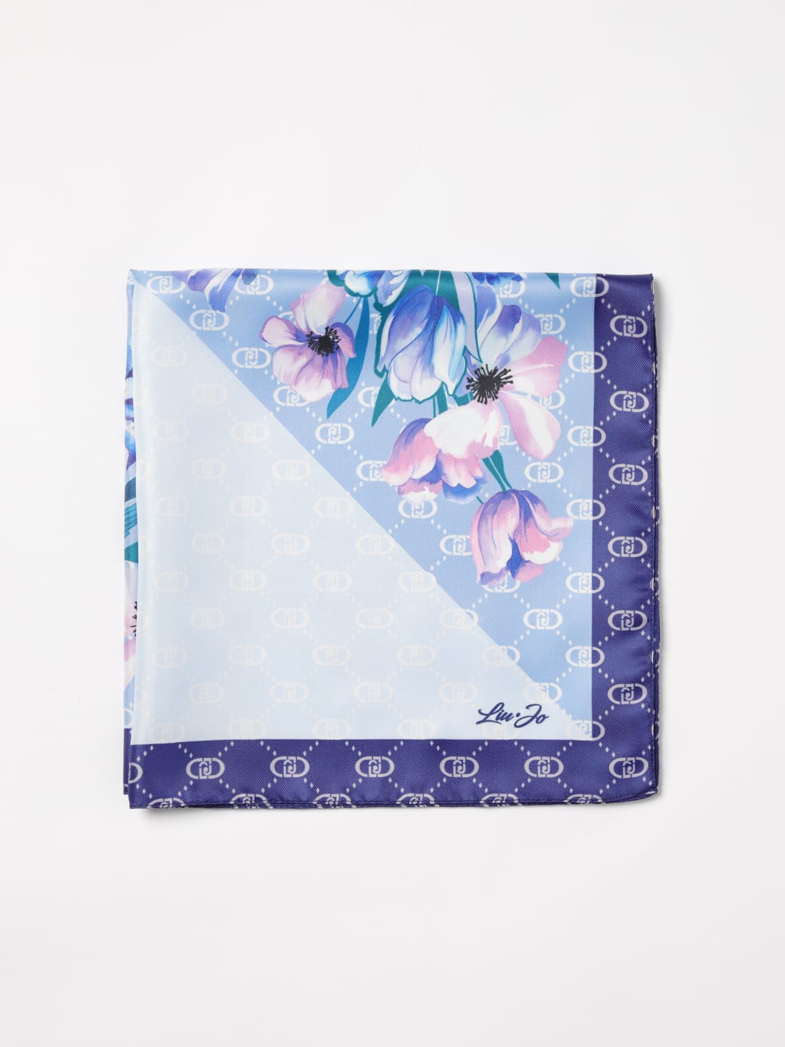スカーフ LIU JO Woman Neck scarf Sky Blue 2A5023T0300 51906 LIU JO: Neck scarf woman - Blue | Liu Jo neck scarf