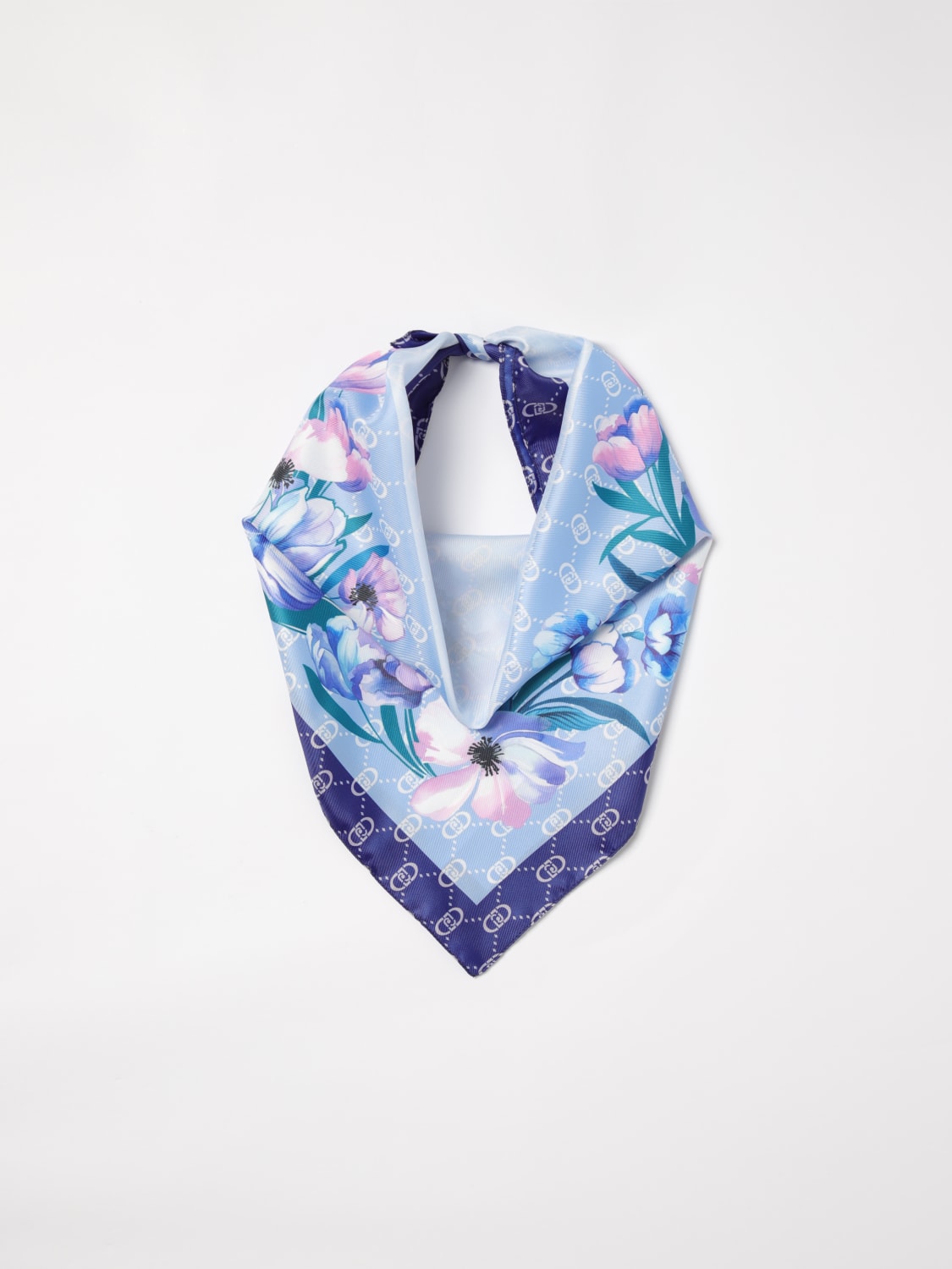 スカーフ LIU JO Woman Neck scarf Sky Blue 2A5023T0300 51906 LIU JO: Neck scarf woman - Blue | Liu Jo neck scarf